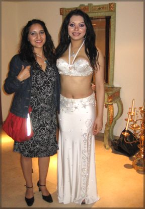 Author posing with Camelia