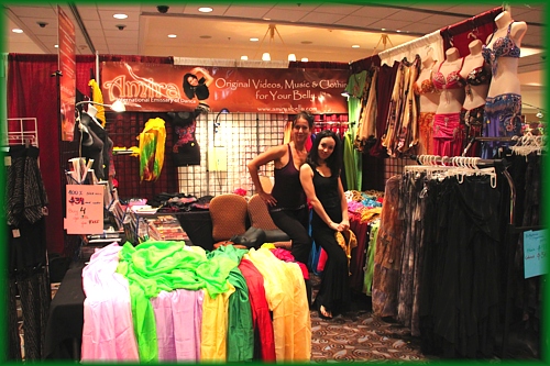 Amira's booth at the Las Vegas Intensive